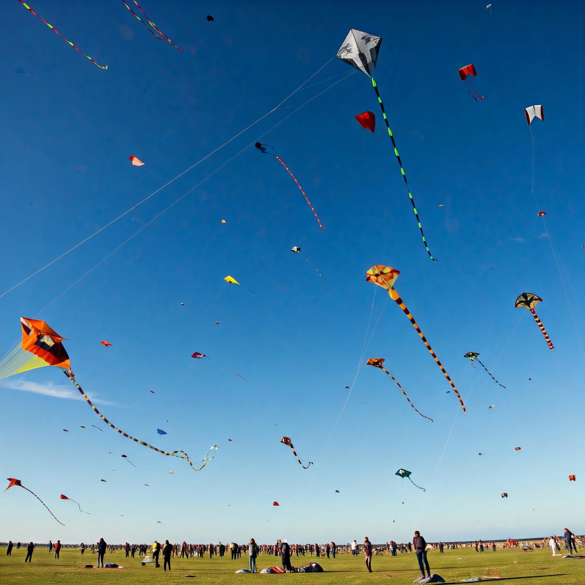 kite flying image